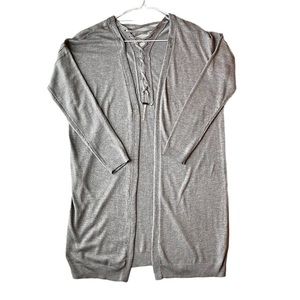 Poof! Gray lightweight cardigan Size S